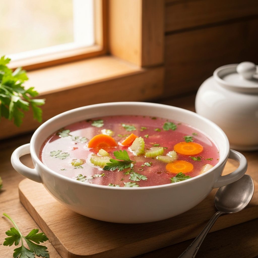 Rosół z natką pietruszki